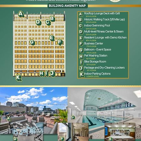 Heart Of Dt - Pool & Steam At Playhouse Square 315 Apartment Кливланд Екстериор снимка